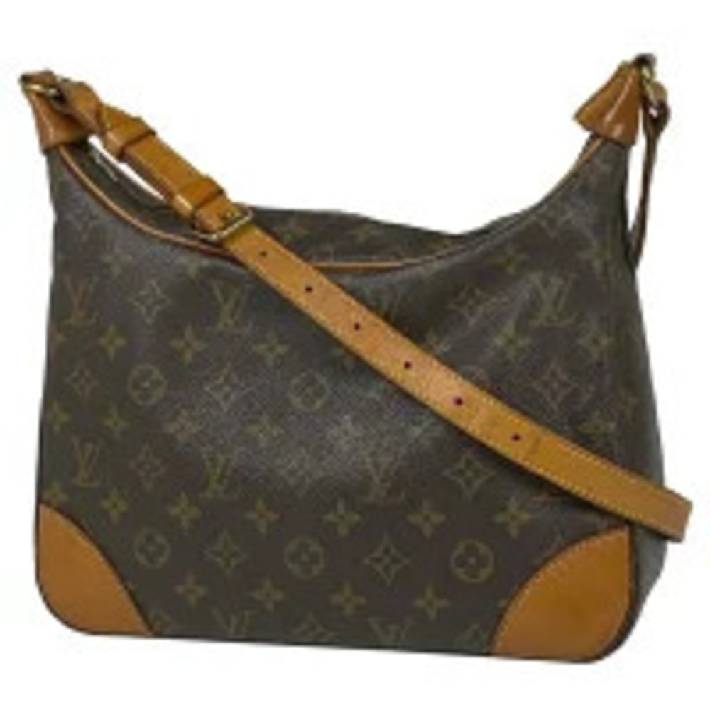 Louis Vuitton Boulogne Shoulder Bag Monogram Brown